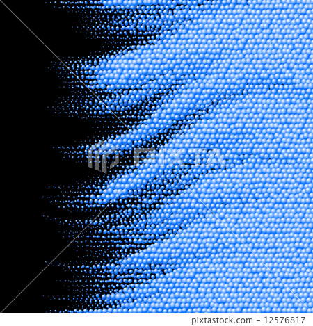 Scattered blue wavy balls background Scattered blue wavy balls background 12576817