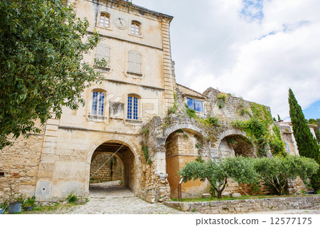 View on Provence village roof and landscape. 12577175