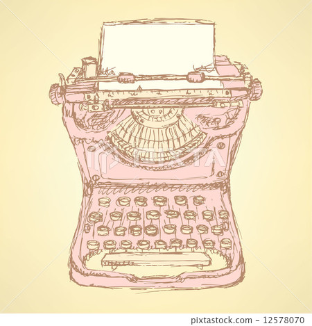 Cute vectortype machine Cute vectortype machine 12578070