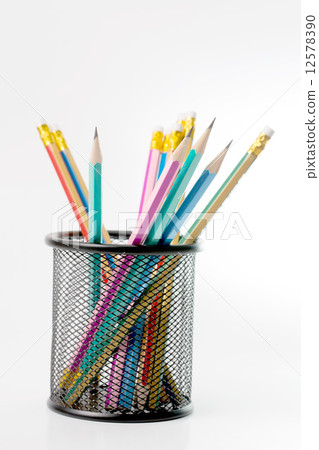 Colorful of pencils in concept all for one 12578390