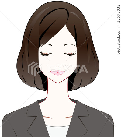關閉西裝女人的眼睛 關閉西裝女人的眼睛 12579032