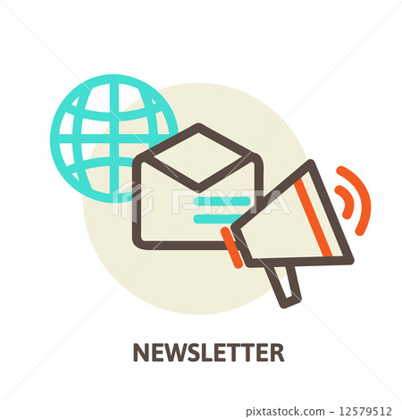 Vector email marketing concepts newsletter and subscription Vector email marketing concepts newsletter and subscription 12579512