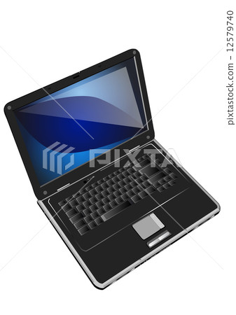 laptop isolated on white 12579740