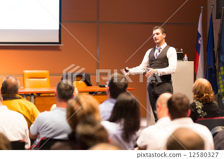 Speaker at Business Conference and Presentation. 12580327