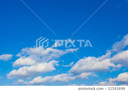 Cotton clouds and blue sky 12582699