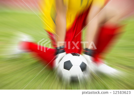 Goalkeeper used hands for catches the ball Goalkeeper used hands for catches the ball 12583623