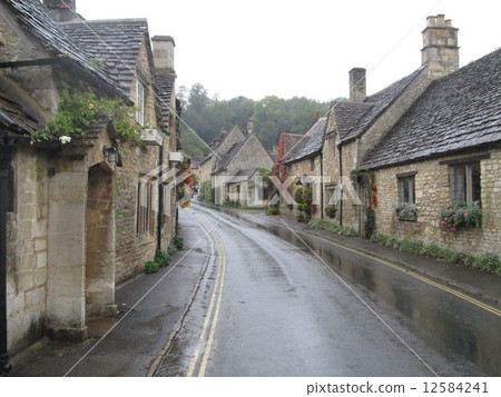 Castle Combe cityscape England Castle Combe cityscape England 12584241