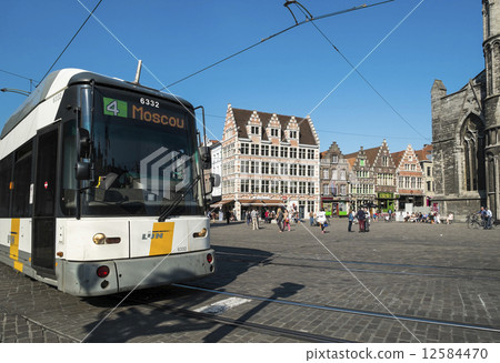 Korenmarkt the old market square of Ghent 12584470