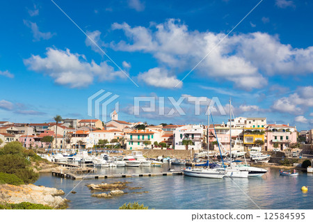Stintino harbor, Sardinia, Italy. 12584595