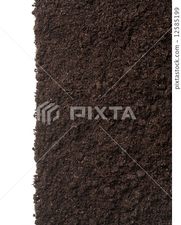 Soil or dirt texture isolated on white background 12585199