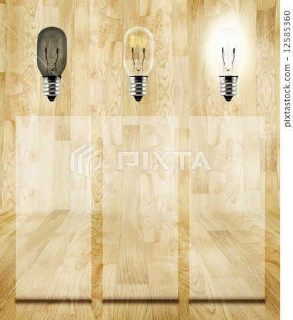 sequence of ideas thinking and glass block for add information a 12585360