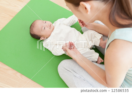 3 months old baby 3 months old baby 12586535