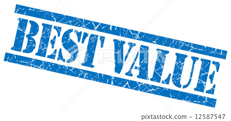best value blue square grungy isolated rubber stamp best value blue square grungy isolated rubber stamp 12587547