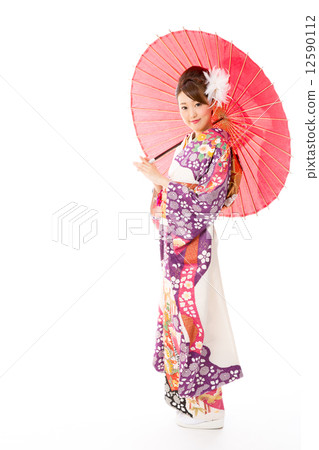 一個穿著和服的女人 一個穿著和服的女人 12590112