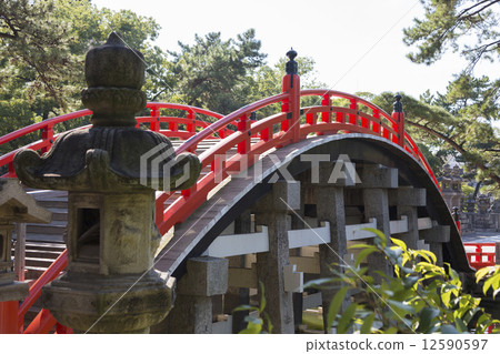 Sumiyoshi Taisha's bridge 12590597
