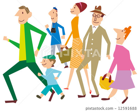 People rushing People rushing 12591688