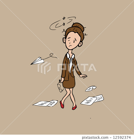 Businesswoman confuse 12592374