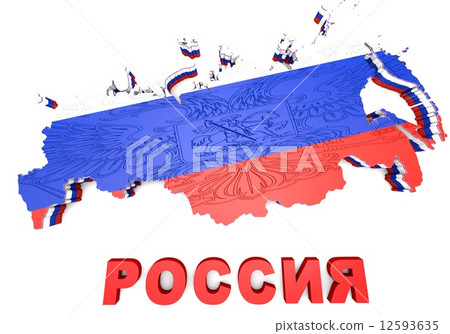 Illistration of Russia map Illistration of Russia map 12593635