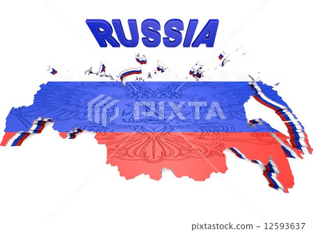 Illistration of Russia map Illistration of Russia map 12593637
