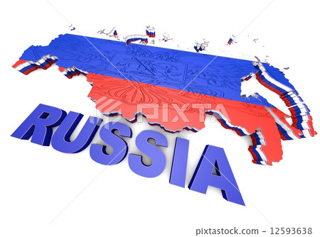 Illistration of Russia map Illistration of Russia map 12593638