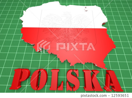 Map illustration of Poland 12593651