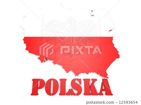 Map illustration of Poland Map illustration of Poland 12593654