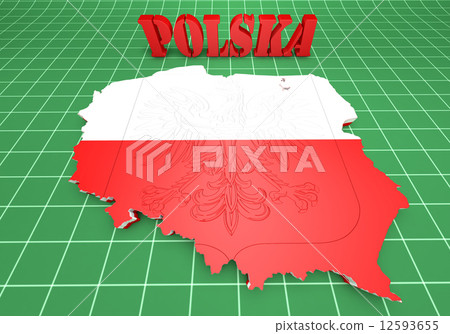 Map illustration of Poland Map illustration of Poland 12593655
