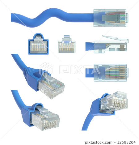 RJ45 Views and Angles 12595204
