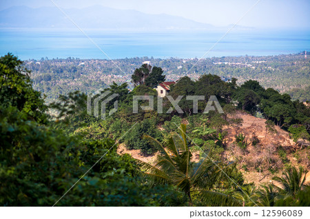 Samui Island sea view from mountain 12596089