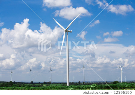 Wind Turbine Farm Wind Turbine Farm 12596190