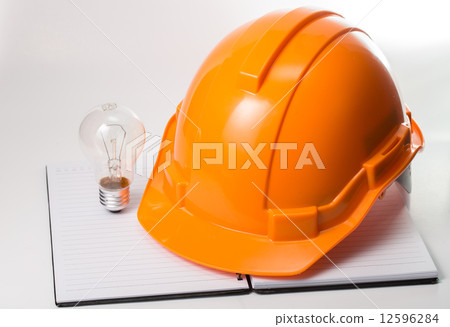 Safety helmet isolated Safety helmet isolated 12596284