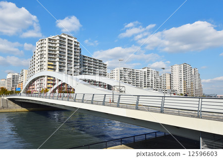High-rise apartment along Shin-Toyohashi and Sumida River High-rise apartment along Shin-Toyohashi and Sumida River 12596603