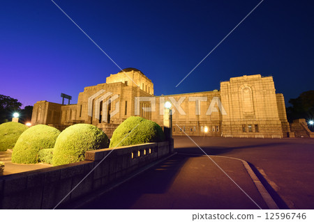 Lit up of the Holy Victor Memorial Picture Gallery 12596746