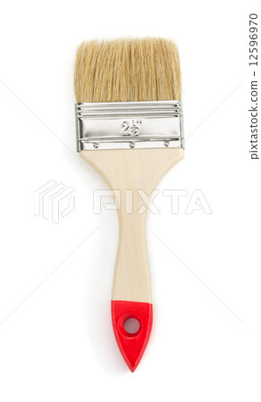 paintbrush on white background paintbrush on white background 12596970