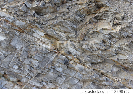 Mudstone strata (Nagano Prefecture Matsumoto-shi Aida district) Mudstone strata (Nagano Prefecture Matsumoto-shi Aida district) 12598502