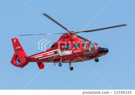 Tokyo Fire Department Air Corps Rescue Activities of Firefighting Helicopter (Tachikawa Air Station, Tokyo) Tokyo Fire Department Air Corps Rescue Activities of Firefighting Helicopter (Tachikawa Air Station, Tokyo) 12599183