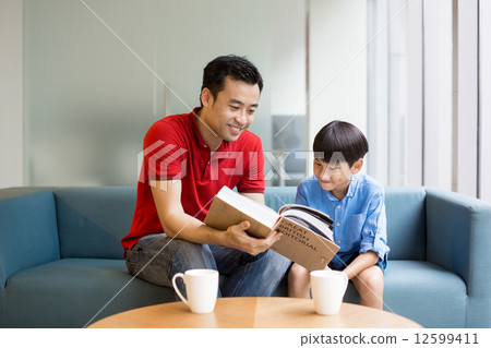 Father and son 12599411