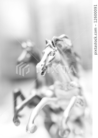 Abstract horse race 12600091