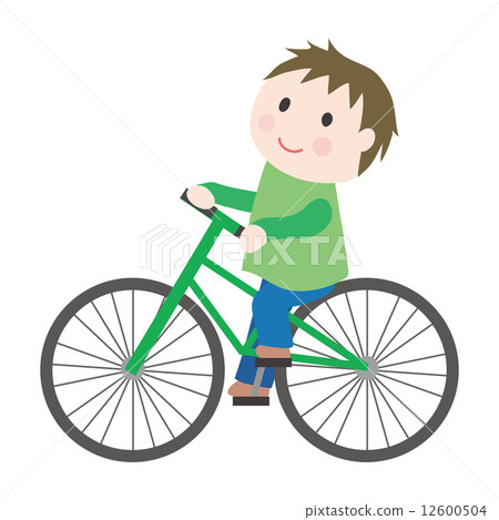 騎自行車的男孩 12600504