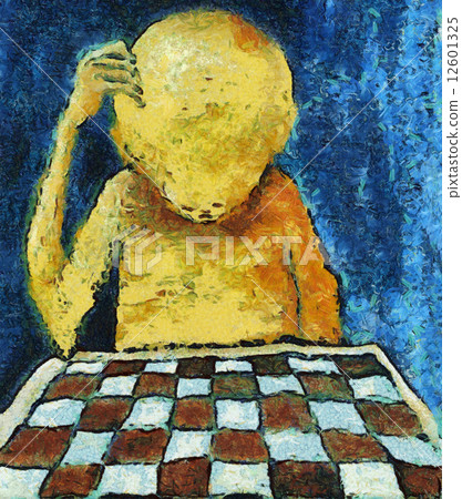 lonesome chess player 12601325