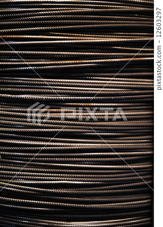 Steel wire rope background 12603297