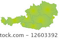 Map of Austria 12603392
