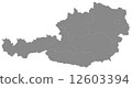 Map of Austria 12603394