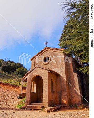 Small Chapel in Montserrat Mountain, Spain Small Chapel in Montserrat Mountain, Spain 12604699