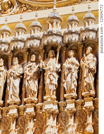 Monastery in Montserrat, Spain Monastery in Montserrat, Spain 12604772