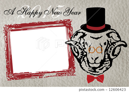 New Year's sheep Classic gray window price Red 12606423