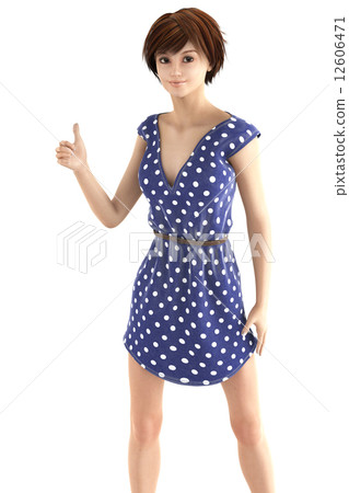 perming141031-32真正的3DCG插圖素材 12606471