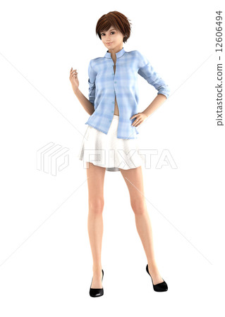 Model women who pose Model women who pose 12606494