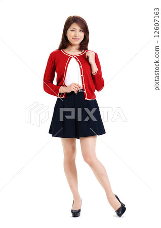 OL of red cardigan OL of red cardigan 12607163