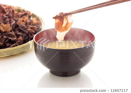 Dried ginkgo grass, miso soup, another name: Buddha ear 12607217